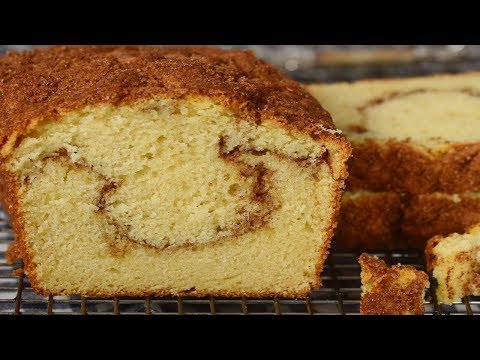 Cinnamon Swirl Coffee Cake Recipe Demonstration - Joyofbaking.com Cinnamon Swirl Coffee Cake Recipe Demonstration - Joyofbaking.com