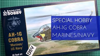 Special Hobby 1/32 AH-1G Cobra Marines/US Navy (SH32086) Review