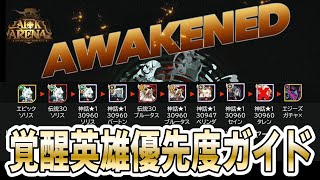 【AFKアリーナ】海外勢作最新覚醒英雄優先度ガイドを翻訳紹介！【タレン～ベリンダまで】