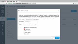 Groups Creation and Interaction Canvas Tutorial Video Series