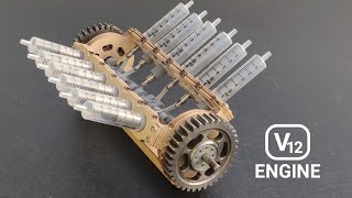 Making V12 Engine Using Magnets