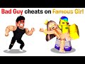 Roblox Bad Guy CHEATS on FAMOUS TikTok Girl.. Nice Guy HELPS! ⭐💔