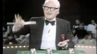 Cups and Balls by the legendary magician Dai Vernon (The Professor)