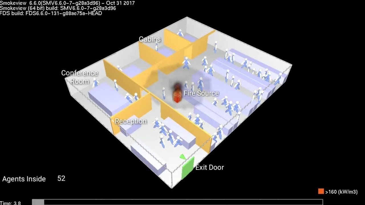 #Office Fire #Emergency #Evacuation #Simulation Using #FDS+EVAC - YouTube