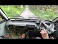 Tes Buat Tutorial Mengemudi dengan Mobil Tua (Belum injeksi/Masih karbu) POV Drive Carry Pickup Tua