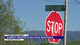 GCSO in search of suspect after two reported shootings in Greene County, one fatality reported
