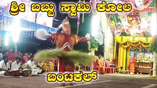 ತುಳುನಾಡಿನ ಆರಾಧ್ಯ ದೈವ ಬಬ್ಬು ಸ್ವಾಮಿಯ ನೇಮೋತ್ಸವ |  Babbuswami Kola | Bantakal