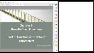 Chapter 6: Functions with Default Parameters
