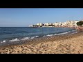 Nea Chora beach - Chania, Crete - view on the beach - 720p