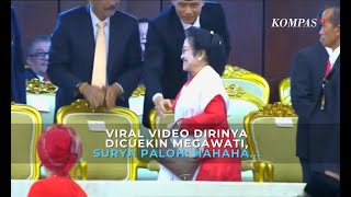 Viral Video Dirinya Dicuekin Megawati, Surya Paloh: Hahaha...