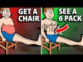 Chair Workout to Blast Belly Fat Away! \ Unbelievable 8 Minute! | D1sport workout