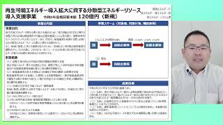 (12)再生可能エネルギー導入拡大のための分散型エネルギーリソース導入支援【資源エネルギー庁】