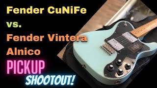 Fender CuNiFe Wide Range Humbucker vs. Vintera Alnico Wide Range Pickup Comparison and Review!