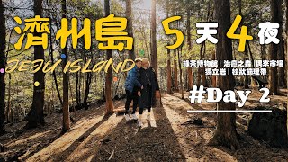 濟州島🇰🇷5天4夜 #Day 2 |綠茶博物館|治癒之森|偶來市場|獨立岩|柱狀節理帶