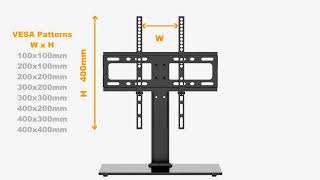 YOMI Universal TV Stand UT1002 fits for max 55 inch TVs