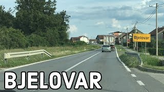 Drive around Bjelovar,Croatia