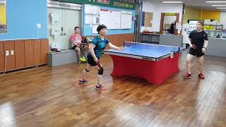 지경환탁구클럽 2019. 4.20. 김영옥(여자2부):지경환1부  청주 ♡♡♡탁구사랑♡♡♡ table tennis