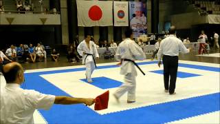 Karate - Kumite - Waldo Ramírez vs Bashar Al Najar - 12th World Championship WSKF - 22/08/15