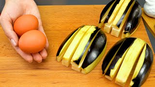 Eggplants with eggs are tastier than meat! A quick, easy and delicious dinner!