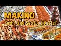 BEST SUSHI & CRAB LEG BUFFET in Las Vegas l Makino Sushi And Seafood Buffet