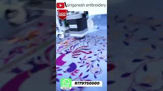 New Maggam Work MH Computer Embroidery || Siri Ganesh Enterprises #beads #cording #computerembroider