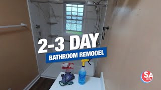 Quick bath remodels by West Shore Home with KSAT perks