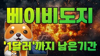 베이비도지 코인  🚨 1babydoge =  1달러 까지 남은기간..( AI 예측 )