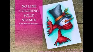 Solid Stamps with No Line Coloring - Penny Back Bundled Up