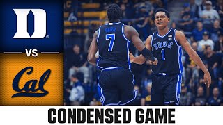 Duke vs. Cal Condensed Game | 2025-26 ACC Men's Basketball