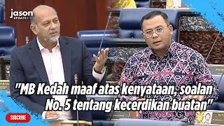 MB Amirudin Shari minta penjelasan mengenai Pelan Hala Tuju AI Kebangsaan