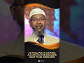 as in islam in judaism allah has the exclusive right to be worshiped dr zakir naik