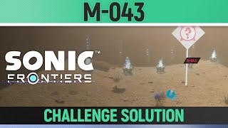 Sonic Frontiers - M-043 - Challenge Puzzle Solution 🏆