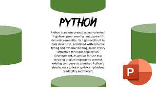 How to Create Power Point Presentation Template tutorial about Python present template 300