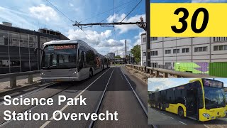 U-OV lijn 30: Science Park - Station Overvecht | Qbuzz Utrecht | Qbuzz 4149 | 2024