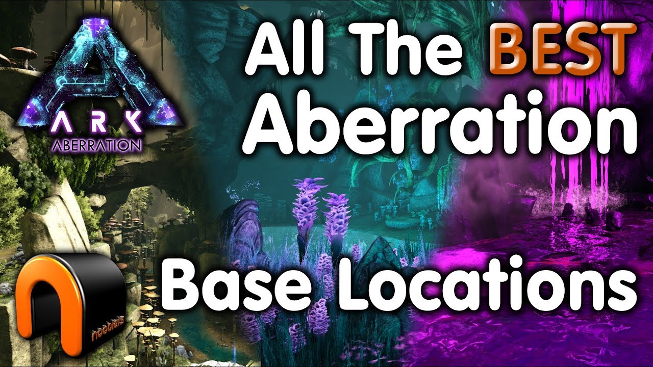 ARK Aberration ALL THE BEST BASE LOCATIONS - YouTube