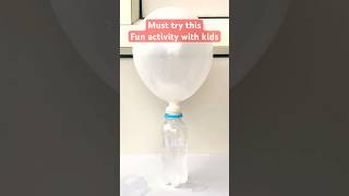 Balloon fun activity to do with kids #science #experiment #youtubeshorts #craftchutney2