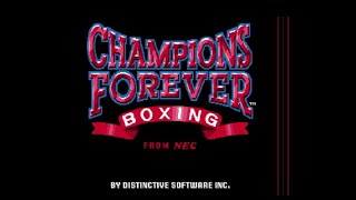 TURBOGRAFX 16   Champions Forever Boxing