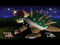 Smash Remix Gameplay - Super Sonic vs Giant Giga Bowser (CPU Level 9)