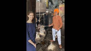 هند از زوایای دیگر: پروسه تولید گیلاسهای شیشه ای، glass production process:India different angles