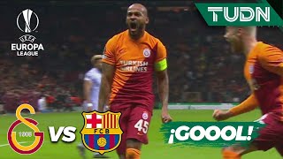 ¡SORPRESA! Marcão anota de 'palomita' | Galatasaray 1-0 Barcelona | UEFA Europa League-8vos | TUDN