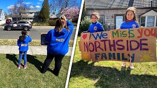 Teachers Parade Through Town in Cars to See Students