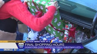 Thousands rush to the stores today for last-minute gifts in Chico