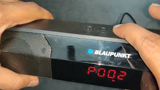 Blaupunkt Bluetooth speaker features|setup|review #a2zuseful SBA20 #portable soundbar #vfm