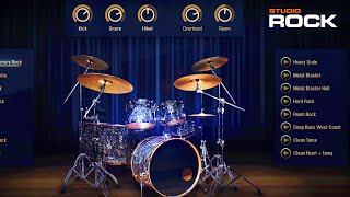 Addictive Drums 2 - Studio Rock DEMO presets w/ Roland TD25 (all playing NO talking)