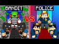 Mikey BANDIT vs JJ POLICE King Survival Battle in Minecraft (Maizen)