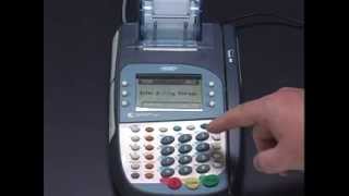 Credit card processing with a t4100