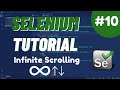 Python Selenium Tutorial #10 - Scrape Websites with Infinite Scrolling