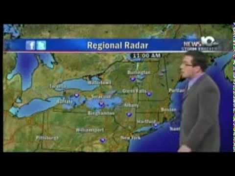 WTEN/News 10 ABC (Albany NY): Weather W/Brian Bachman, 1/8/2012 6:15pm ...