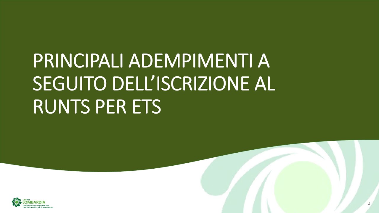 Rendicontazione Economica Per ETS, Il Modello Ministeriale D: 4 ...