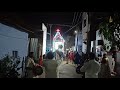 easter car procession in a south indian village tenkasi.